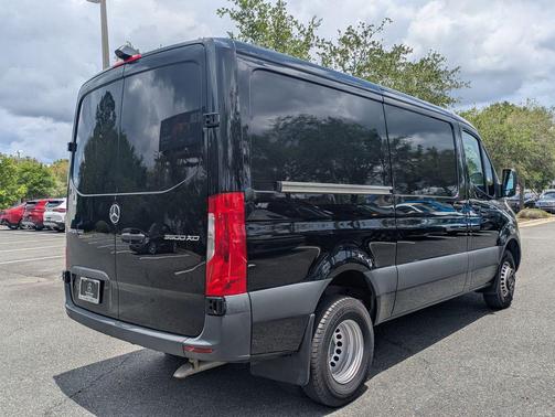 Jet Black 2024 Mercedes-Benz Sprinter 3500XD Standard Roof