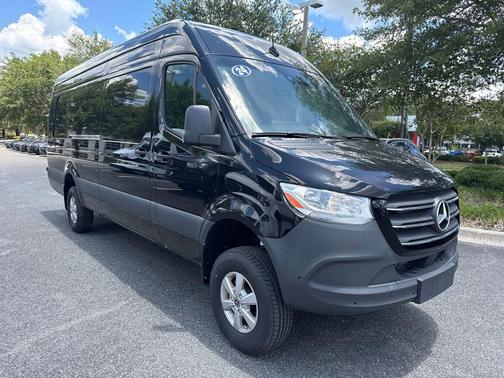 Obsidian Black Metallic 2024 Mercedes-Benz Sprinter 2500 High Roof