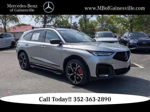 Lunar Silver Metallic 2025 Acura MDX Type S Advance Package