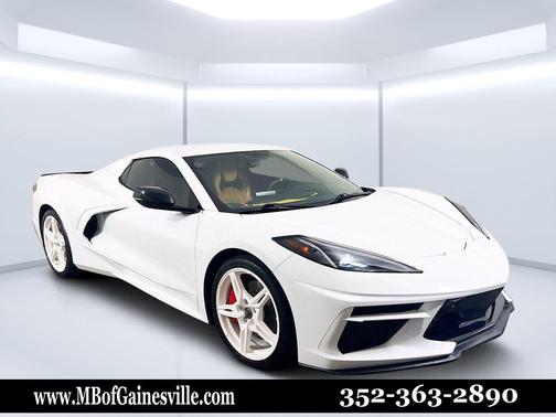Arctic White 2023 Chevrolet Corvette Stingray w/3LT