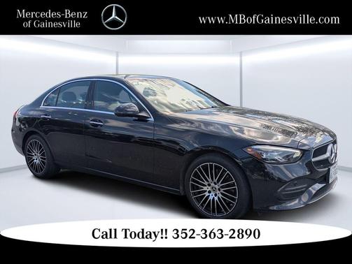 Black 2025 Mercedes-Benz C-Class C 300