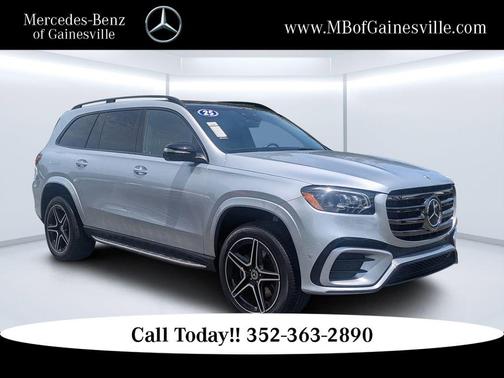 Cirrus Silver Metallic 2025 Mercedes-Benz GLS 450 4MATIC