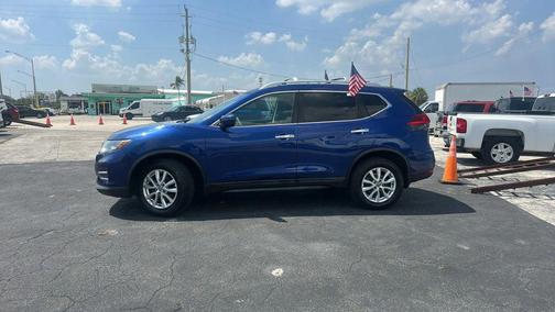 Caspian Blue 2017 Nissan Rogue SV