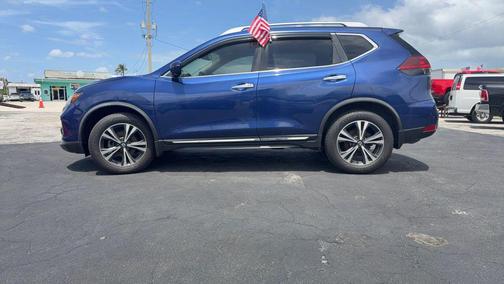 Caspian Blue 2018 Nissan Rogue SL