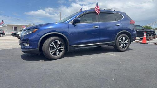 Caspian Blue 2018 Nissan Rogue SL