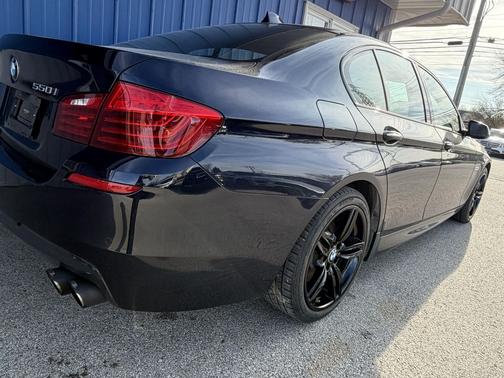 CARBON BLACK 2016 BMW 550 4dr Sdn 550i xDrive AWD