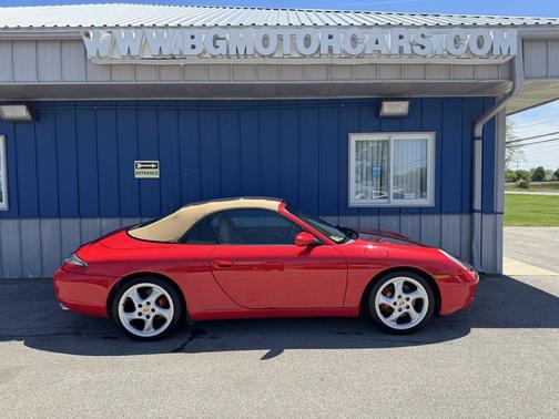 Red 2000 Porsche 911 911 Carrera Cabriolet