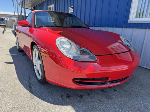 Red 2000 Porsche 911 911 Carrera Cabriolet