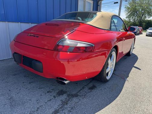 Red 2000 Porsche 911 911 Carrera Cabriolet