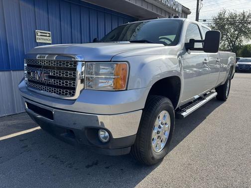 Silver 2011 GMC Sierra 3500 SLT