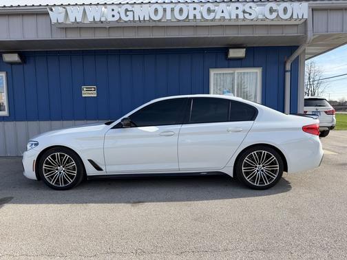 White 2019 BMW 540 540i xDrive Sedan