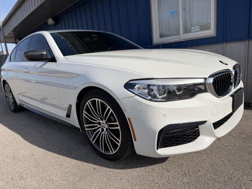 White 2019 BMW 540 540i xDrive Sedan