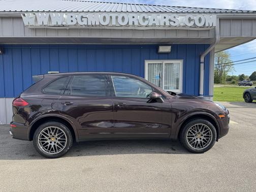 Burgundy 2017 Porsche Cayenne Platinum Edition