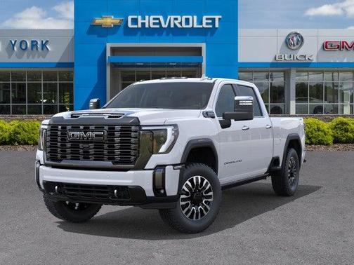 Glacier White Tricoat 2026 GMC Sierra 2500 Denali Ultimate