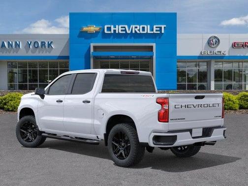 Summit White 2026 Chevrolet Silverado 1500 Custom