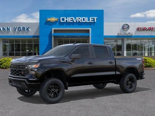 Black 2026 Chevrolet Silverado 1500 Custom Trail Boss