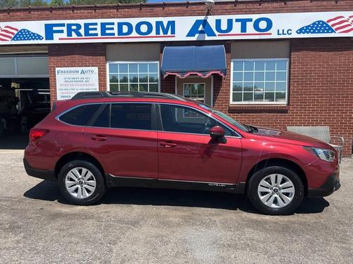 Red 2018 Subaru Outback 2.5i Premium