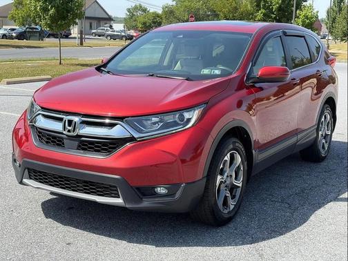 Red 2019 Honda CR-V EX