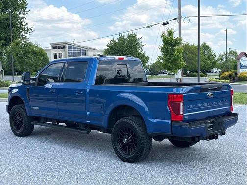 Blue 2022 Ford F-250 Lariat