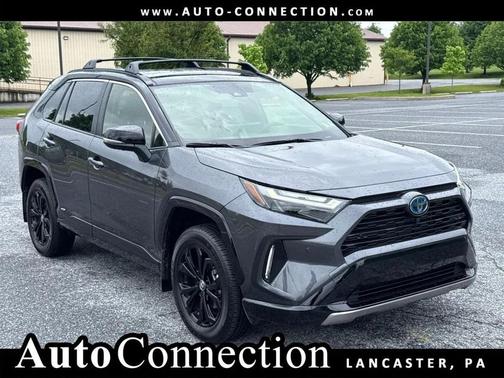 Magnetic Gray Metallic/Midnight Black Metallic 2024 Toyota RAV4 Hybrid SE