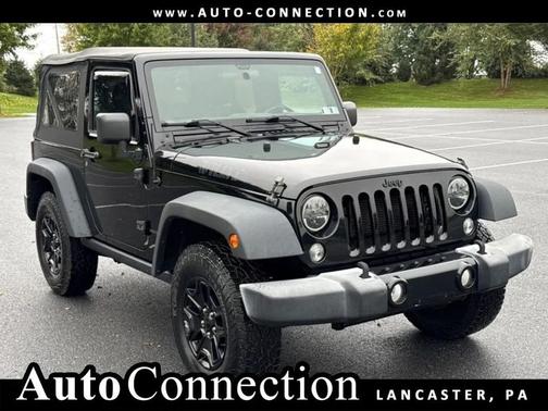 Black Clearcoat 2016 Jeep Wrangler Willys Wheeler