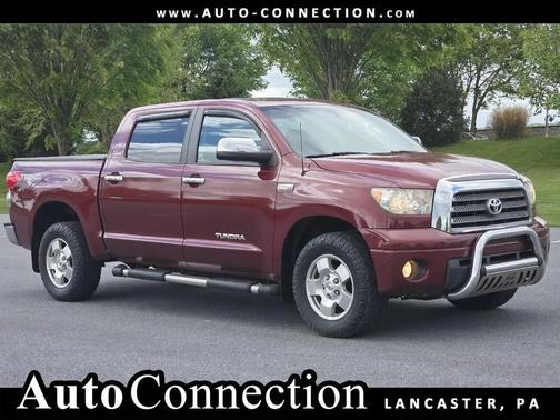 Red 2008 Toyota Tundra Limited CrewMax