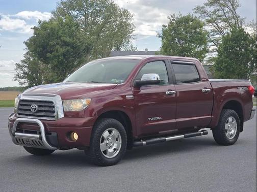 Red 2008 Toyota Tundra Limited CrewMax