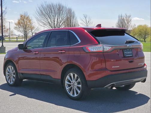 Ruby Red Metallic Tinted Clearcoat 2018 Ford Edge Titanium