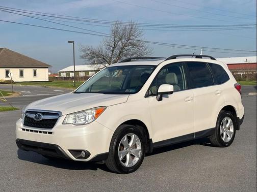 Satin White Pearl 2014 Subaru Forester 2.5i Limited