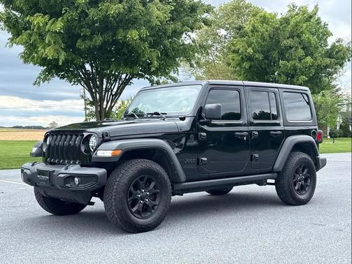 Black 2022 Jeep Wrangler Willys