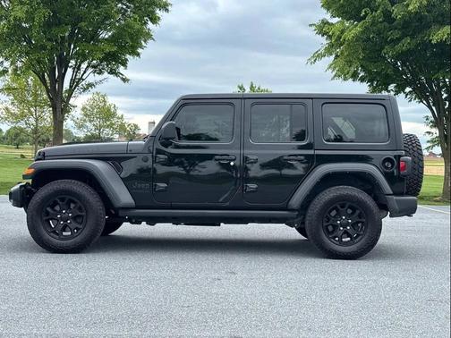 Black 2022 Jeep Wrangler Willys