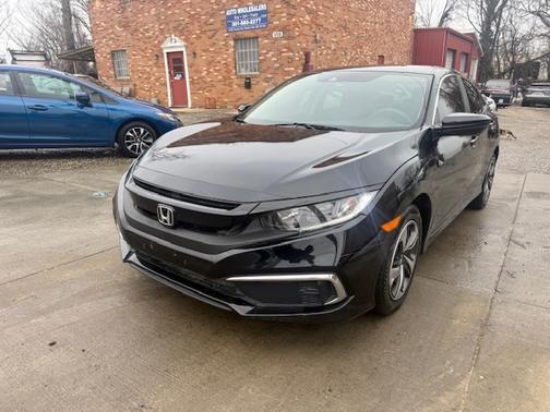 Black 2020 Honda Civic LX