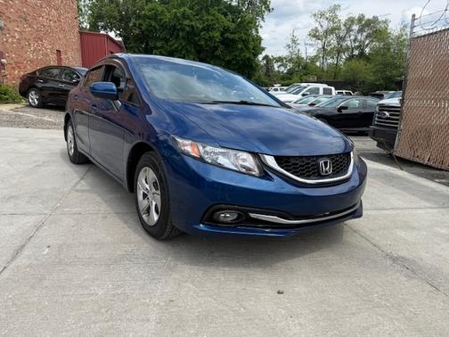Blue 2015 Honda Civic LX