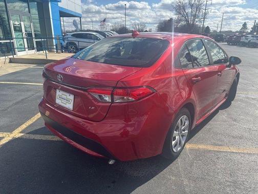 Red 2021 Toyota Corolla LE