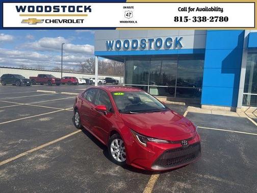Red 2021 Toyota Corolla LE