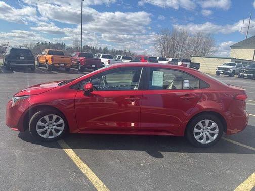 Red 2021 Toyota Corolla LE