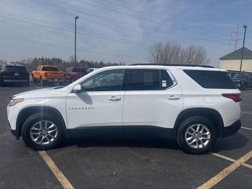 Summit White 2019 Chevrolet Traverse LT Leather