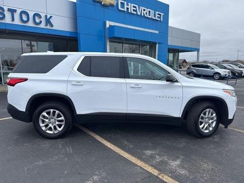 Summit White 2020 Chevrolet Traverse LS