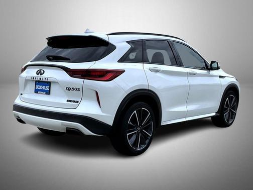 Radiant White 2025 INFINITI QX50 Sport AWD