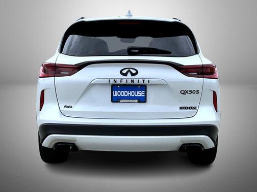 Radiant White 2025 INFINITI QX50 Sport AWD