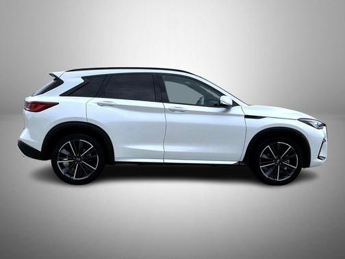 Radiant White 2025 INFINITI QX50 Sport AWD
