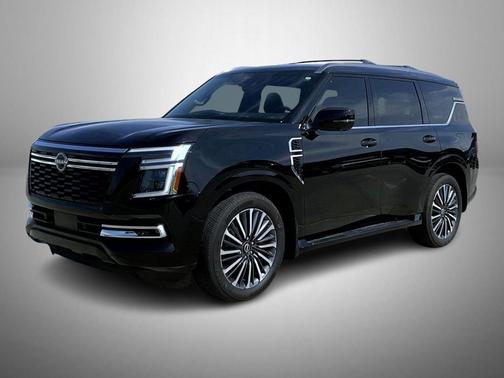 Super Black 2025 Nissan Armada Platinum Reserve 4WD