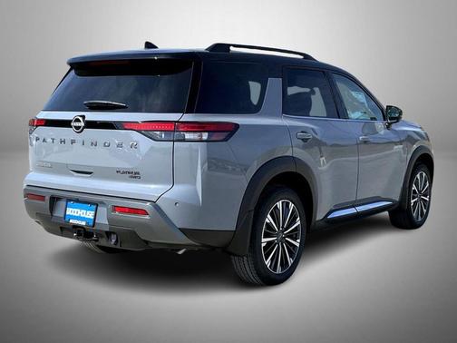 Boulder Gray/Super Black 2026 Nissan Pathfinder Platinum