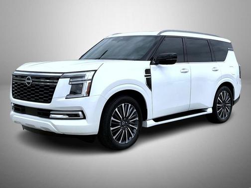Everest White Pearl Tricoat 2025 Nissan Armada Platinum Reserve 4WD