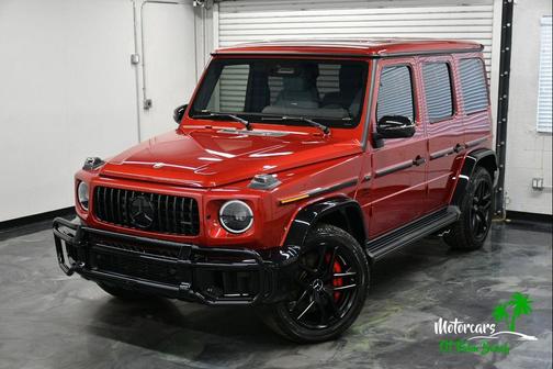 MANUFAKTUR Cardinal Red Metallic 2025 Mercedes-Benz AMG G 63 G 63 AMG