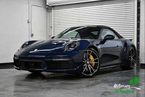 Blue 2022 Porsche 911 Turbo S