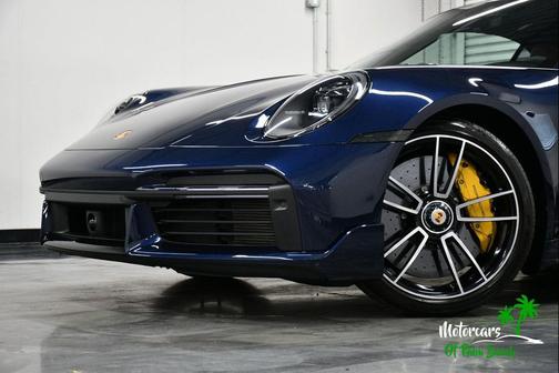 Blue 2022 Porsche 911 Turbo S