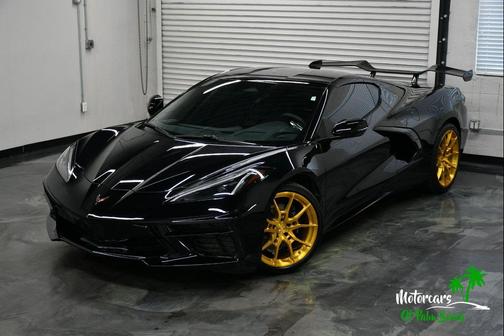 Black 2024 Chevrolet Corvette Stingray w/1LT