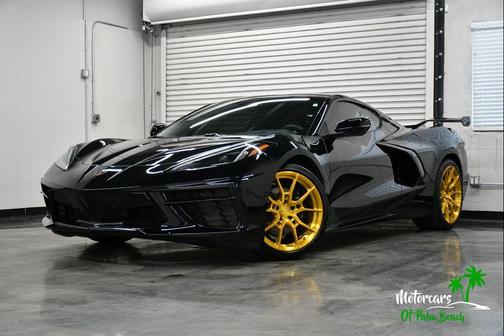 Black 2024 Chevrolet Corvette Stingray w/1LT