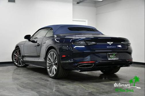 Blue 2025 Bentley Continental GT Speed